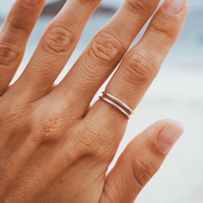 Doppelter Stacking Ring