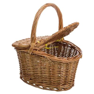 Wicker basket with lids reference: 20122
