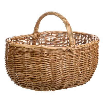 Buff wicker basket reference: 19751