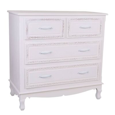 WOODEN CHEST OF 4 DRAWERS 80.5x40x81h cm reference:21281