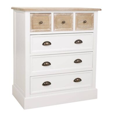 WOODEN CHEST OF 6 DRAWERS 71.5x40x84h cm reference:20876