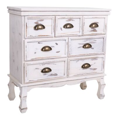 Wooden chest of 7 drawers reference: 20311