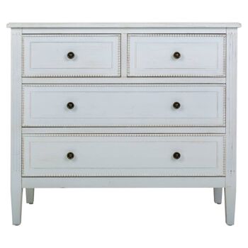 COMMODE BOIS BLANC LAC 85x36x75h cm reference:20239 3