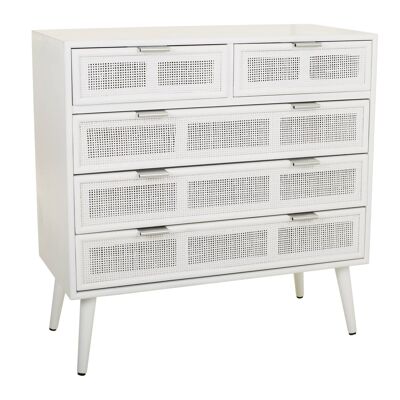 White wood and grid chest of 8 drawers reference: 21486