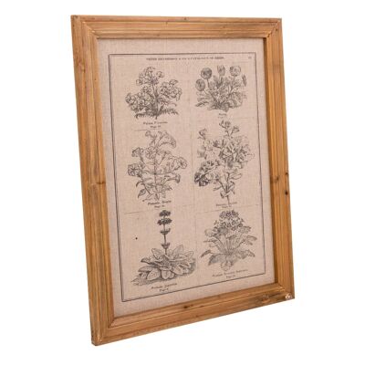 Wooden frame and printed fabric reference: 22077