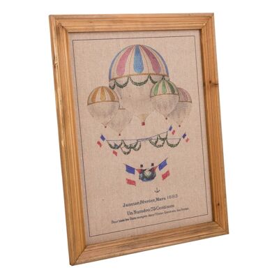 Wooden frame and printed fabric reference: 22088