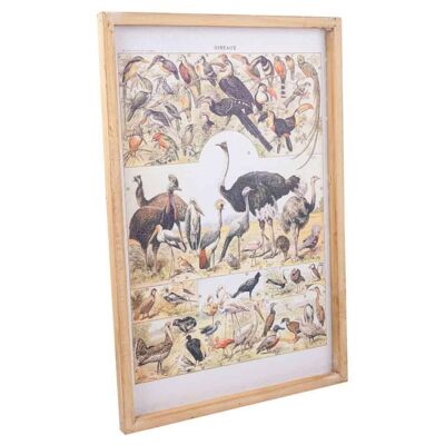 Printed canvas painting with wooden frame reference: 18388