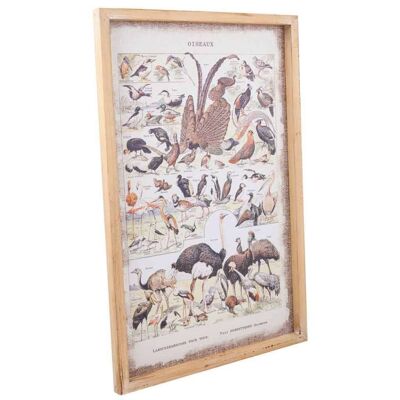 Printed canvas painting with wooden frame reference: 18387