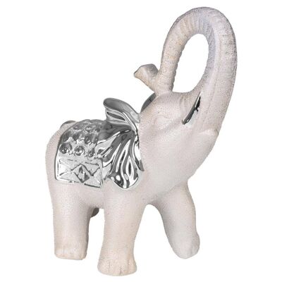 Éléphant en porcelaine champagne référence : 17694