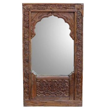 MIROIR EN BOIS FAIT MAIN 66x5x133h cm référence : 23120 1