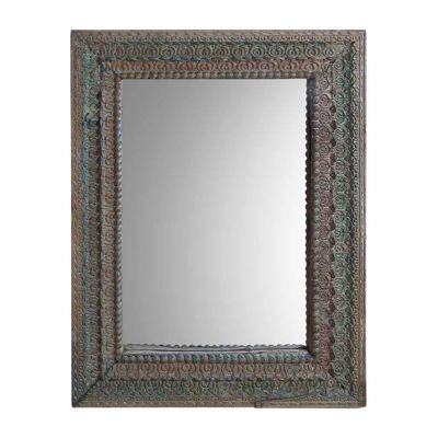 HANDMADE WOODEN MIRROR 92x7x124h cm reference: 23471