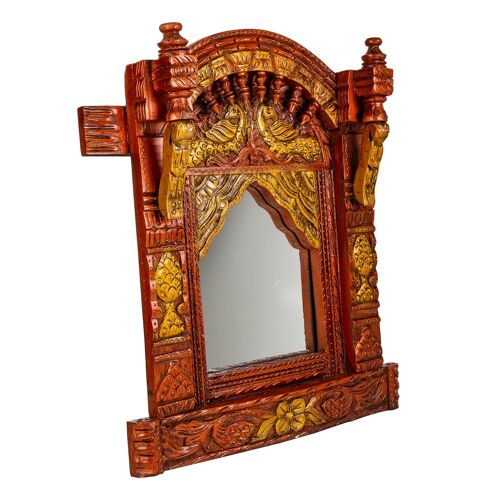 Espejo de madera acabado artesanal referencia:23060