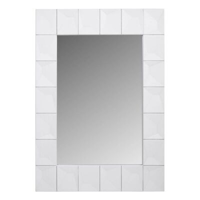 WHITE LAC WOOD MIRROR 84x4.5x119h cm reference:17360