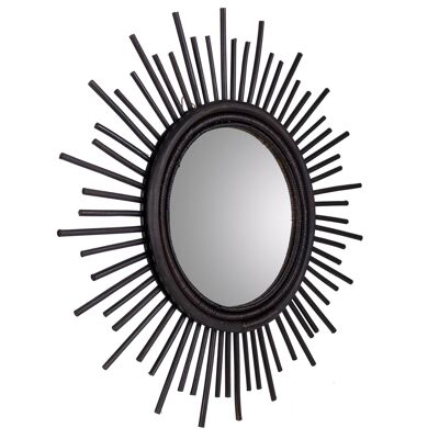 Rattan mirror reference: 22649