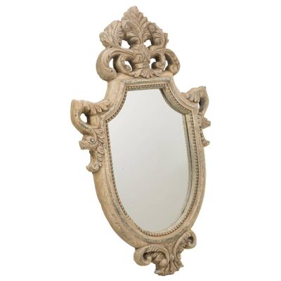 CARVED RESIN MIRROR 63x4.5x104h cm reference:20213