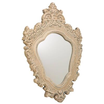 CARVED RESIN MIRROR 73x4.5x104h cm reference:20214