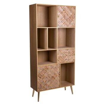 BIBLIOTHEQUE EN BOIS 90x37x189h cm reference:22004 1