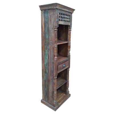 LIBRERIA IN LEGNO MARRONE 56x34x180hcm referenza: 25076