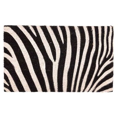 Felpudo de coco estampado zebra impreso referencia:18912