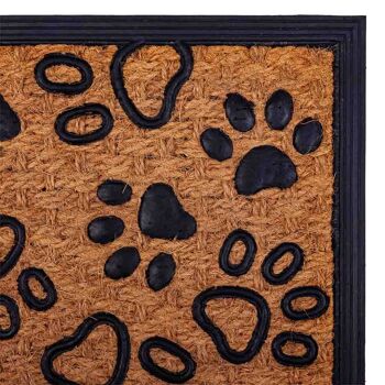 Référence du tapis en caoutchouc et fibres naturelles : 22376 3