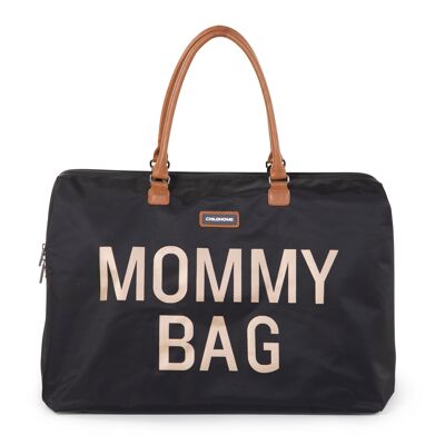 Mommy bag large noir/or