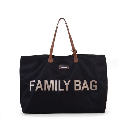 Family bag noir/or