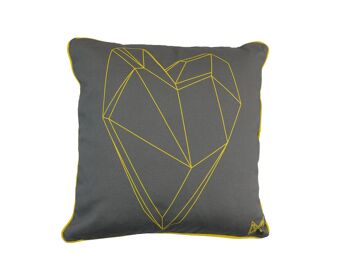 Coussin coeur d'amour / Amour écrit de l'autre côté 3