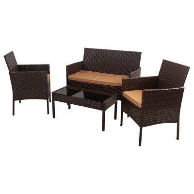 Kit conjunto mesa, sofa y 2 sillones referencia 24142