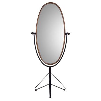 KIT MIROIR SUR SOL METAL 66x57x163h cm référence 23617 3