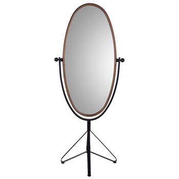 KIT MIROIR SUR SOL METAL 66x57x163h cm référence 23617 2