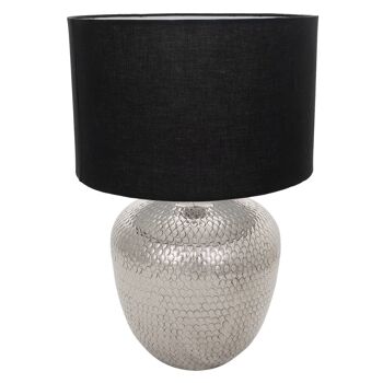 Lampe de table en métal finition artisanale référence 23170 1