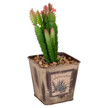 Pot de cactus artificiel référence 20126 1