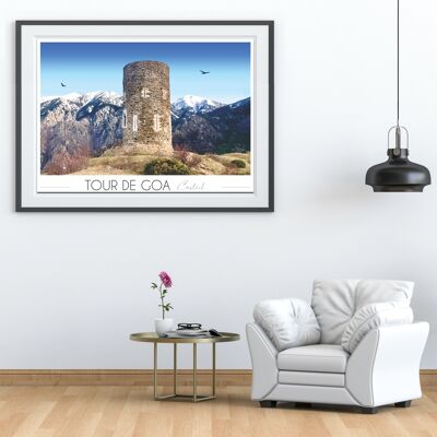 Tower poster in assembly 30x42 cm