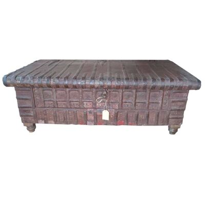 MESA BAUL ARTESANAL 130x72x47h cm referencia 23894