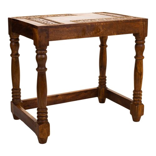 Mesa de madera acabado artesanal referencia 22214
