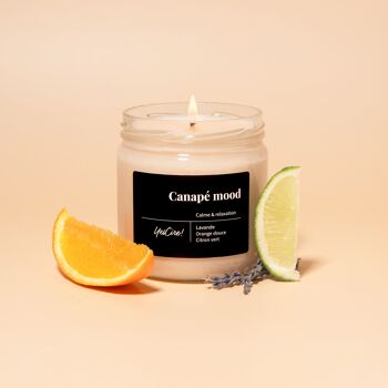 Canapé mood | Candle "calm & relaxation" 1