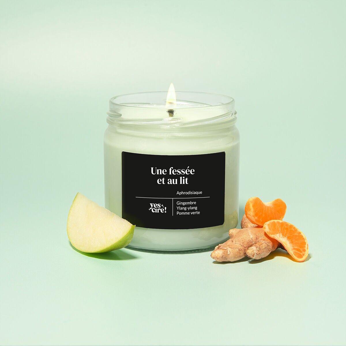 Spanked and in bed | "Aphrodisiac" candle