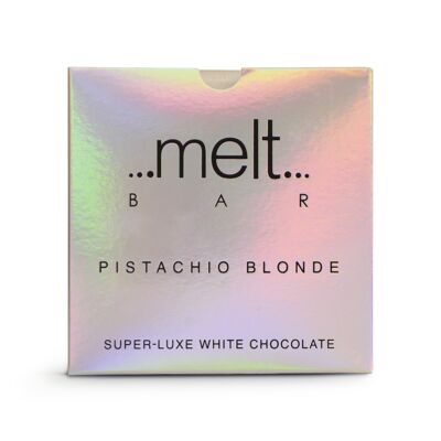 Tablette de chocolat blond pistache