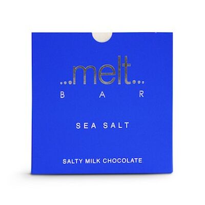 Tablette de chocolat au lait au sel de mer