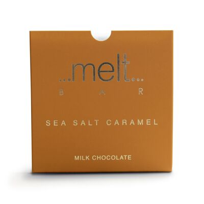 Tablette de chocolat au lait caramel au sel de mer