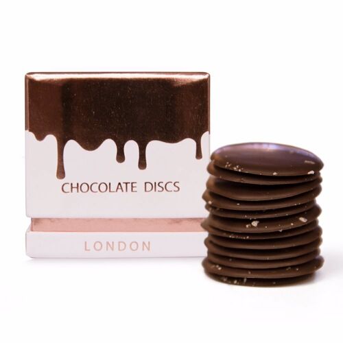 Milk Chocolate Sea Salt Discs