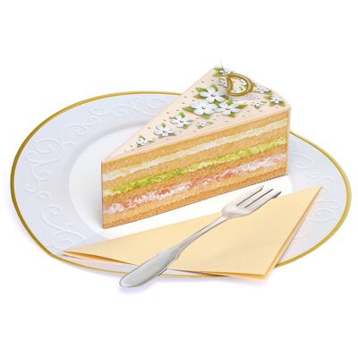 Gâteau de mariage pop up card