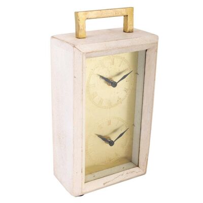 Reloj de madera y metal referencia 18806