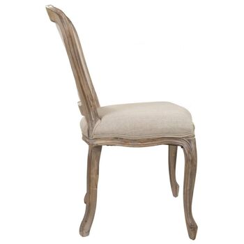 CHAISE EN BOIS REMBOURREE 52x49x52/86h cm référence 18312 2