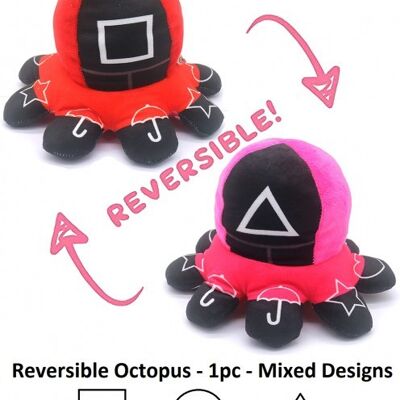 T2163-004 Reversible Octopus Guard - Mixed Designs - 20cm - 1pc