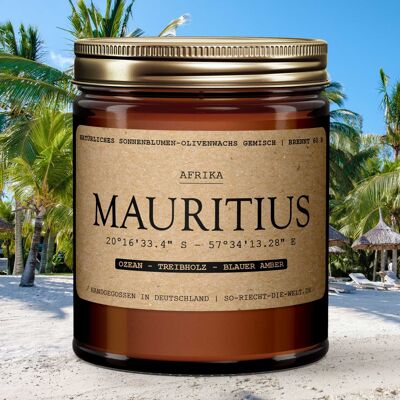 Mauritius Candle - Ocean | Driftwood | Blue Amber