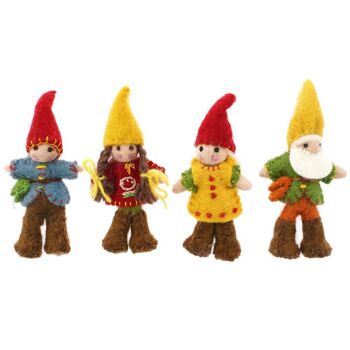 La famille Gnomes - set de 4 - PAPOOSE TOYS 7