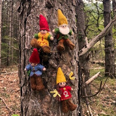 The Gnomes family - set of 4 - PAPOOSE TOYS