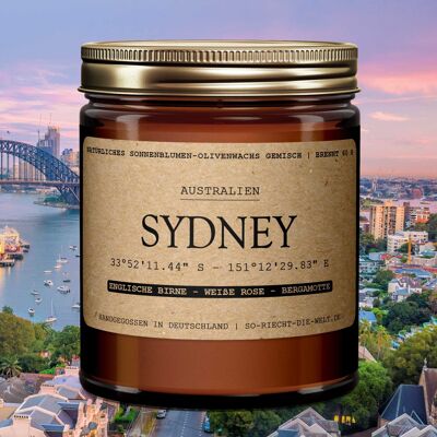 Sydney Candle - Sea | tonka | wood
