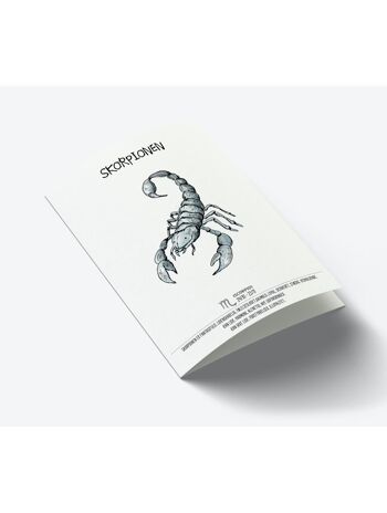 Carte A7 du zodiaque Scorpion